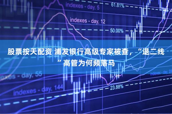 股票按天配资 浦发银行高级专家被查，“退二线”高管为何频落马
