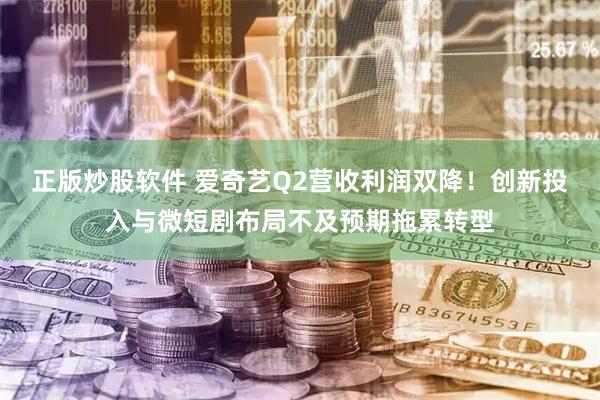 正版炒股软件 爱奇艺Q2营收利润双降！创新投入与微短剧布局不及预期拖累转型