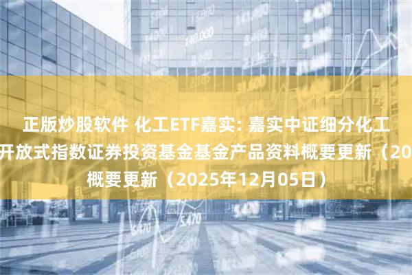 正版炒股软件 化工ETF嘉实: 嘉实中证细分化工产业主题交易型开放式指数证券投资基金基金产品资料概要更新（2025年12月05日）